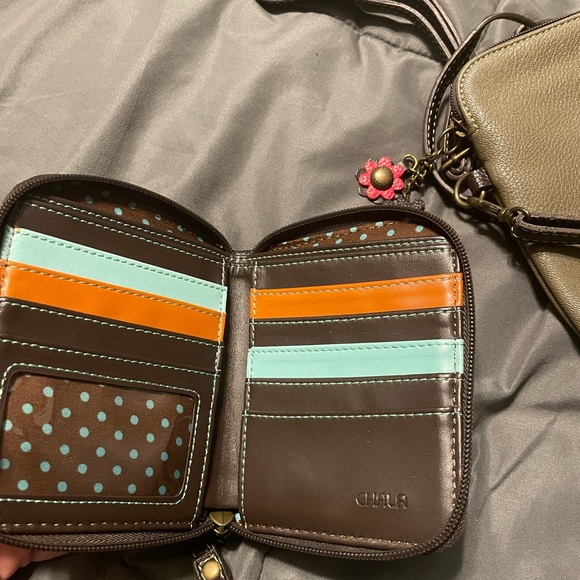 Chala Fox and Dragonfly Crossbody Bag Set - Black and Tan - Picture 5 of 6